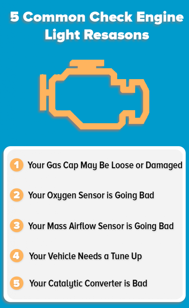 5 Common CEL Reasons 1 630x1024 - Check Engine Light