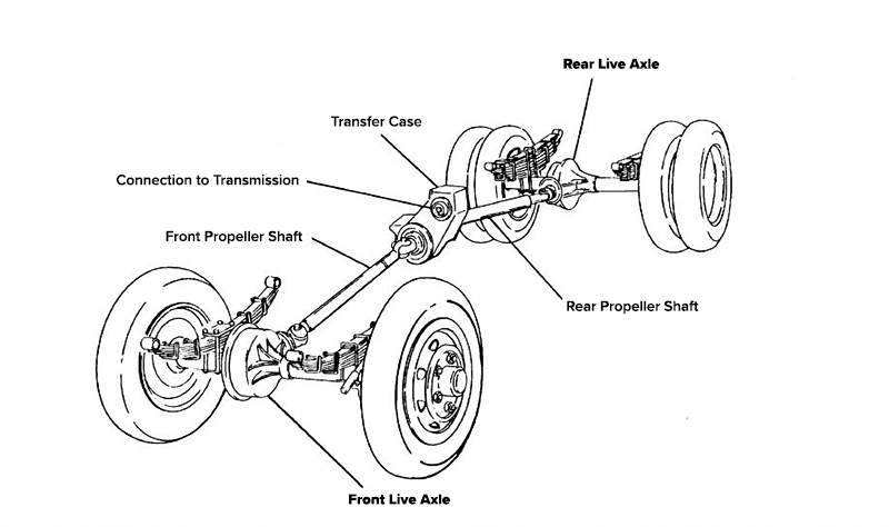 Live Axle Diagram